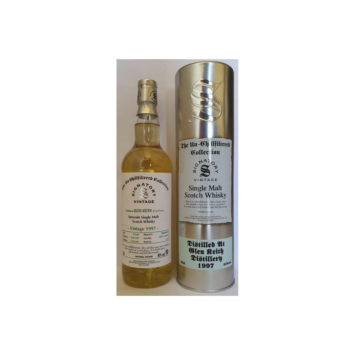 Glen Keith The Un-Chillfiltered Collection 1997 19 Years Single Malt Whisky 2