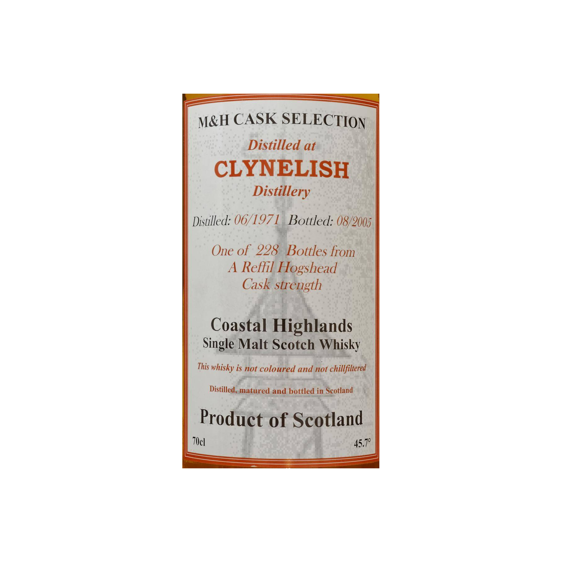 Clynelish 1971 34 Years Single Malt Whisky 2