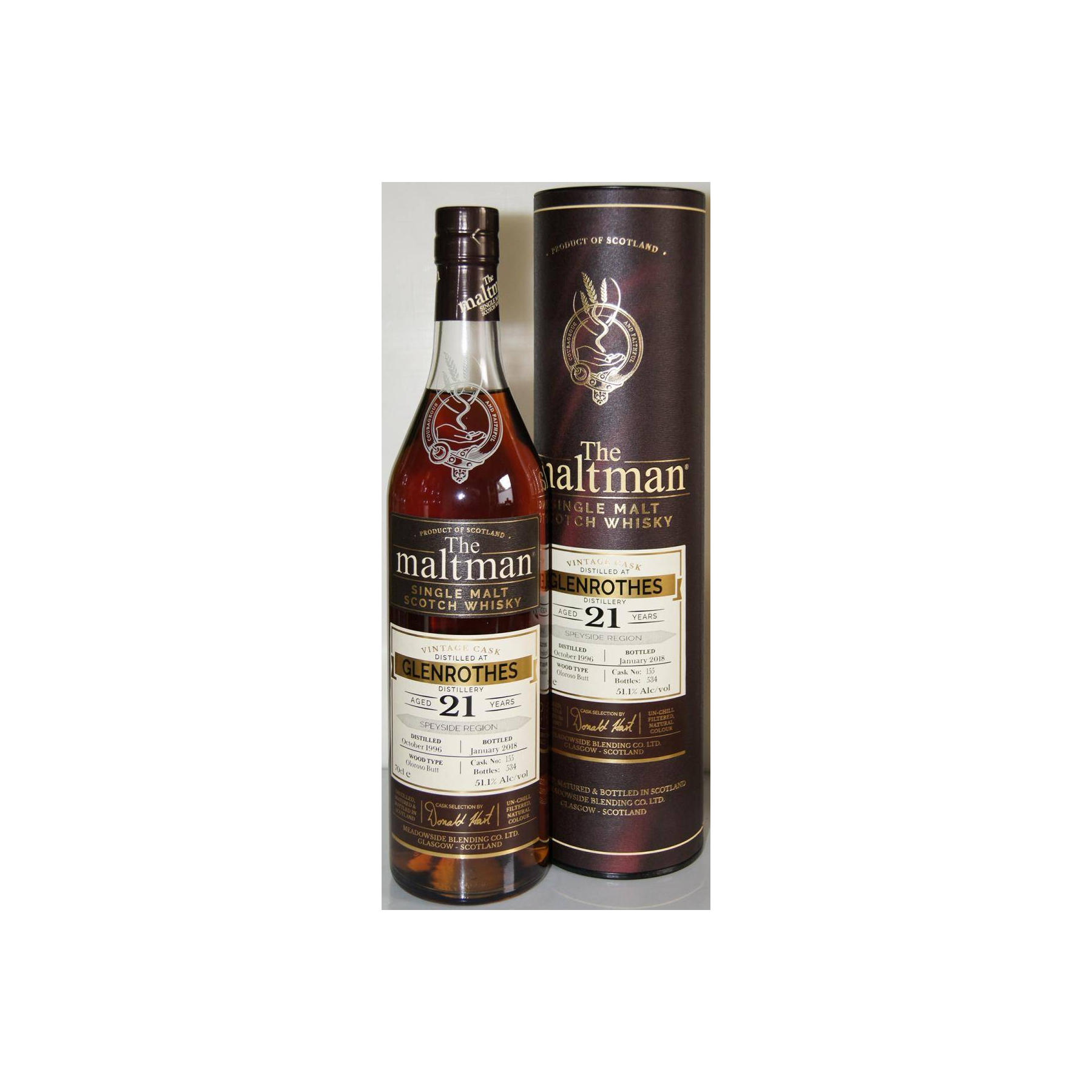 The Glenrothes 1996 21 Years Single Malt Whisky 3