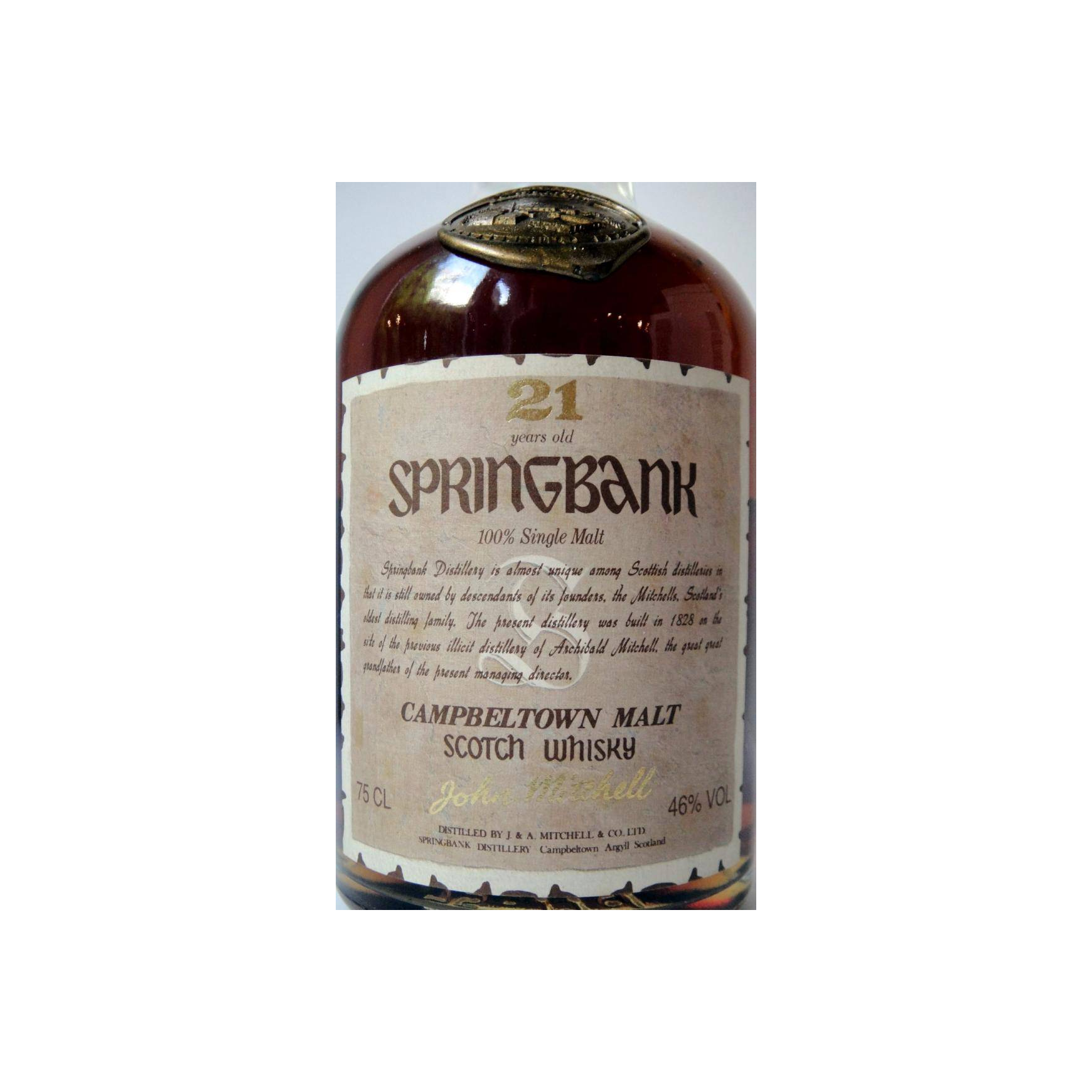 Springbank 21 Years Single Malt Whisky 3