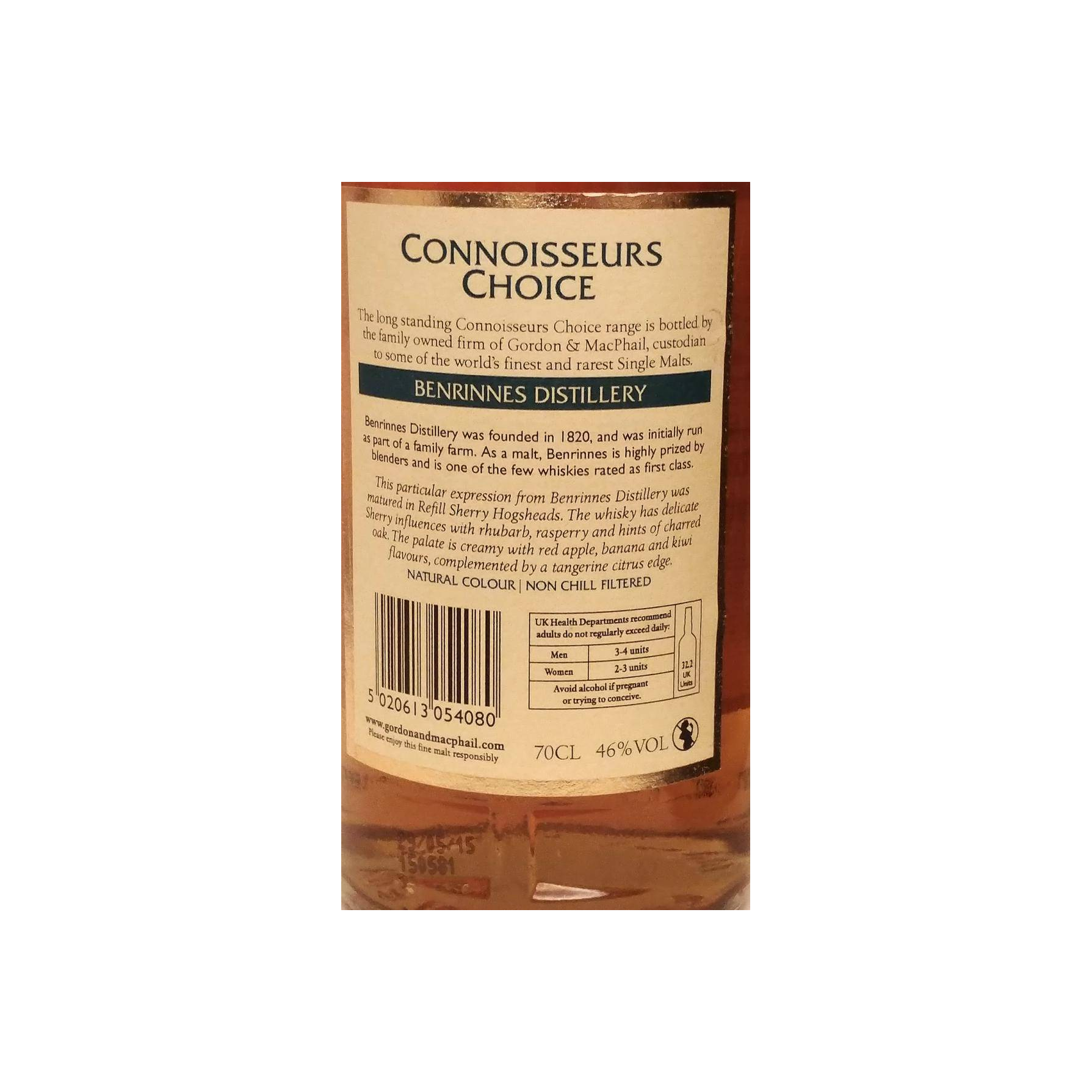 Benrinnes Connoisseurs Choice 1998 16 Years Single Malt Whisky 2