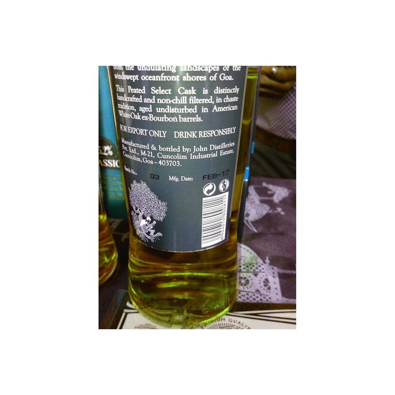 Paul John Single Malt Whisky