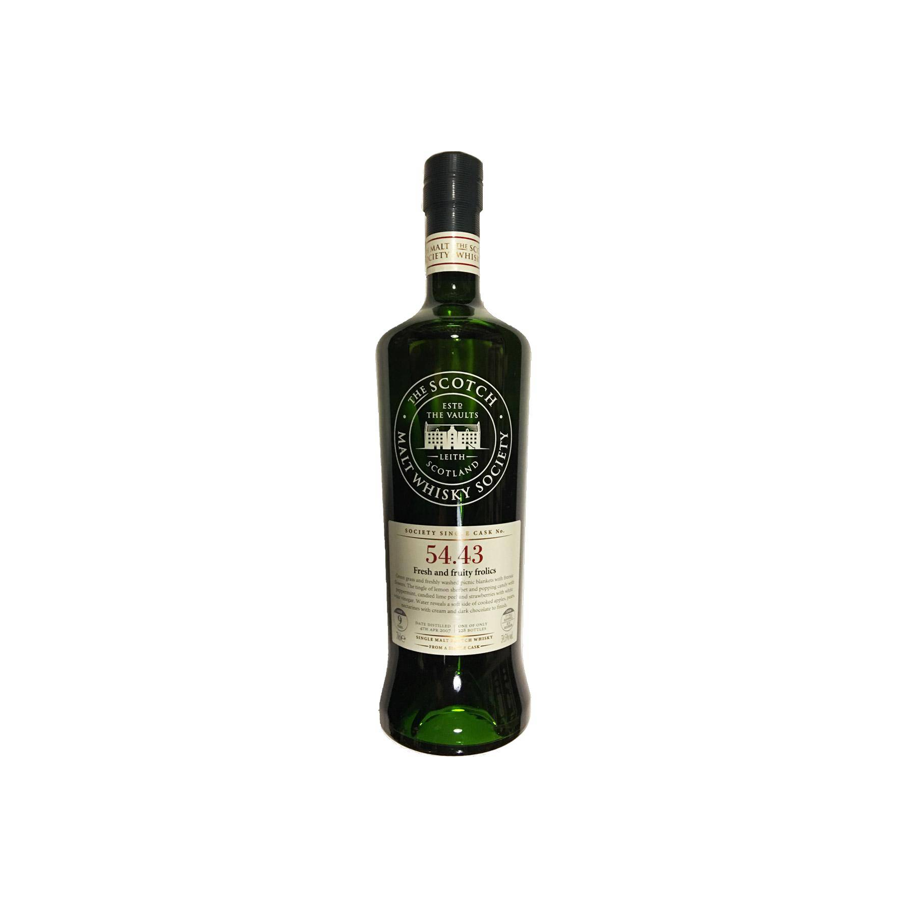 The Scotch Malt Whisky Society 2007 9 Years Single Malt Whisky
