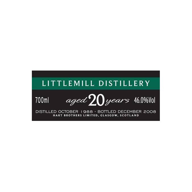Littlemill Finest Collection 1988 20 Years Single Malt Whisky