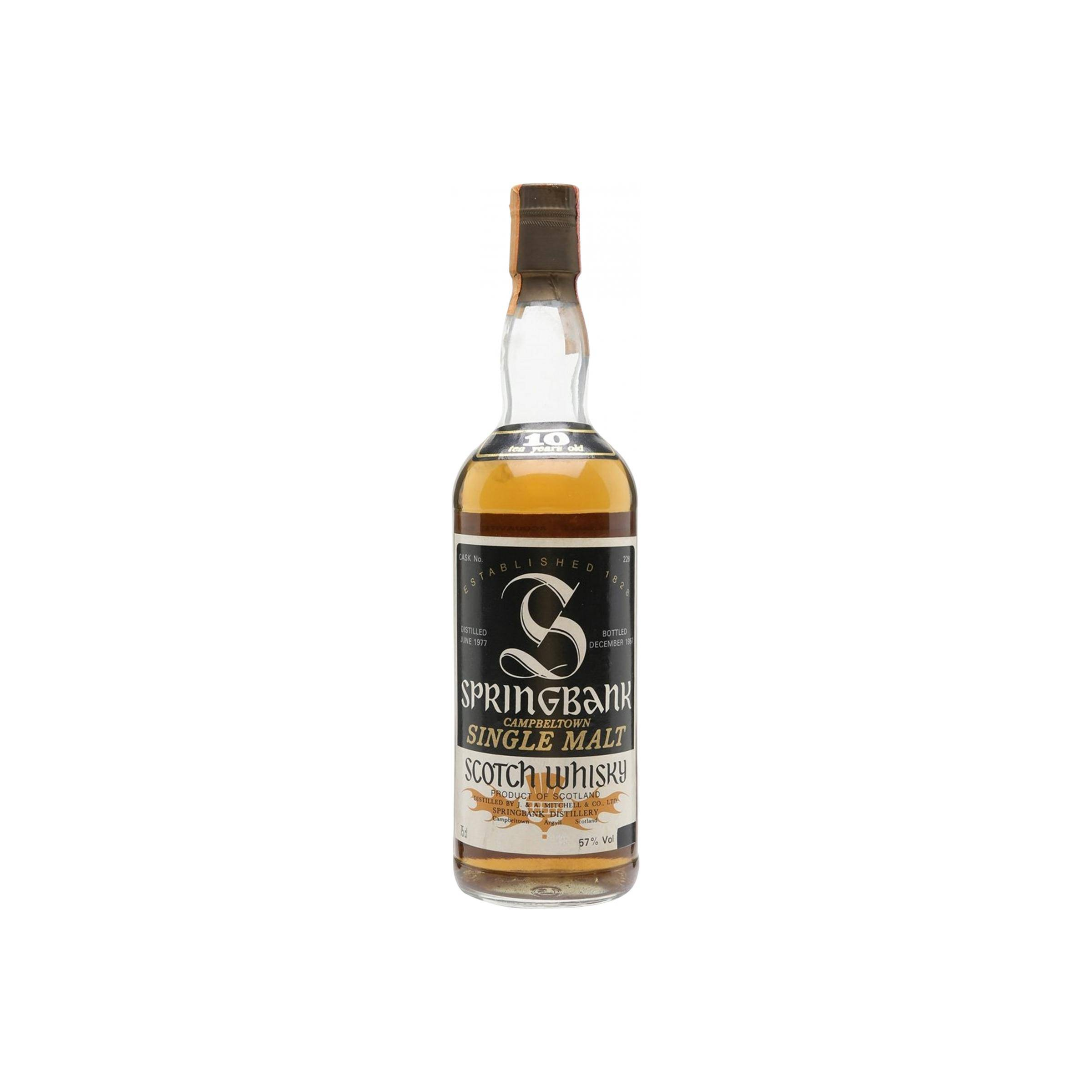 Springbank 1977 10 Years Single Malt Whisky