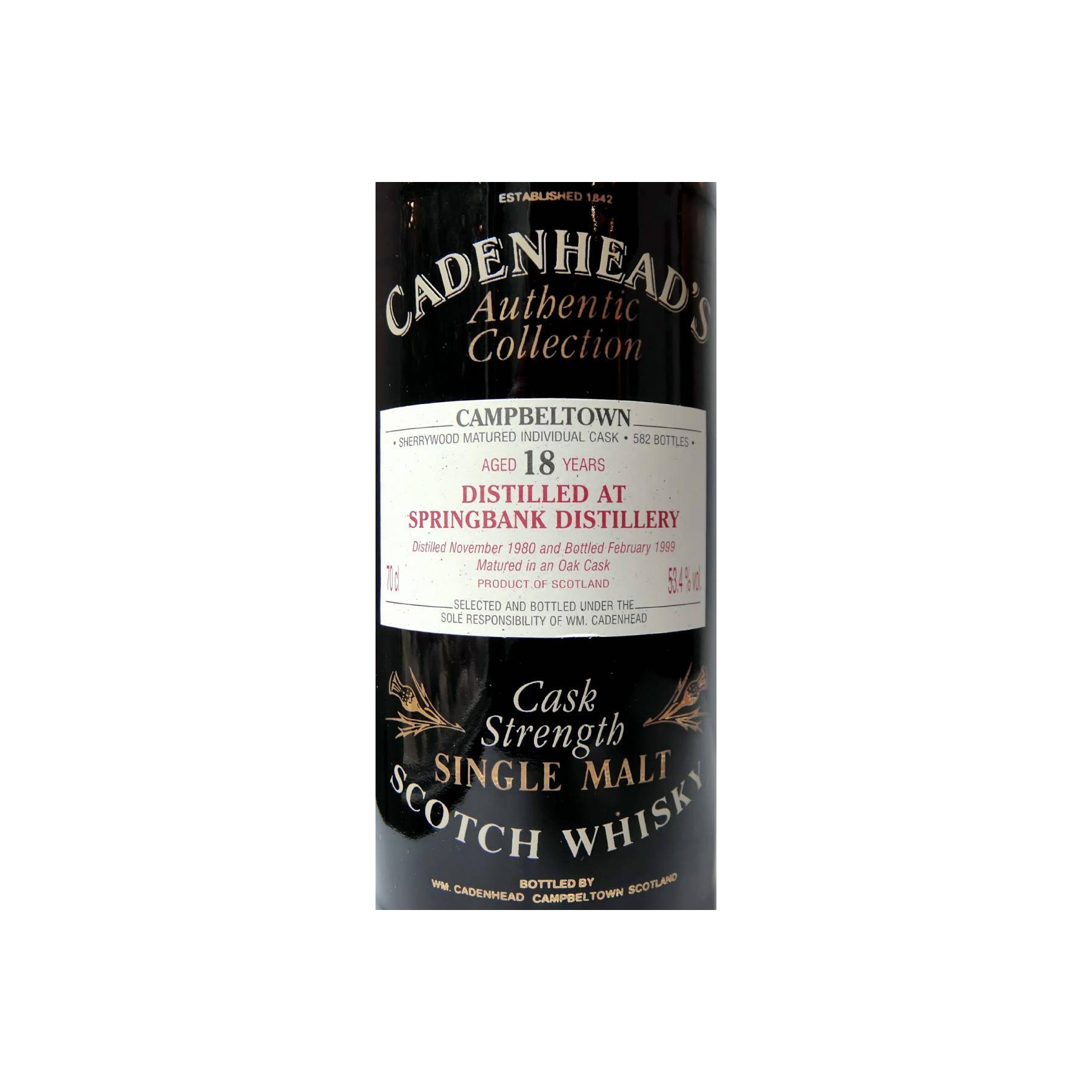 Springbank Authentic Collection 1980 18 Years Single Malt Whisky 3