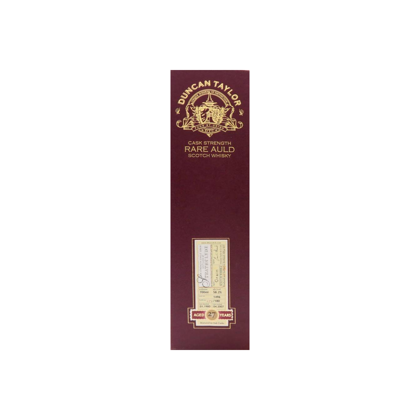 Strathclyde Rare Auld 1980 27 Years Single Grain Whisky 2