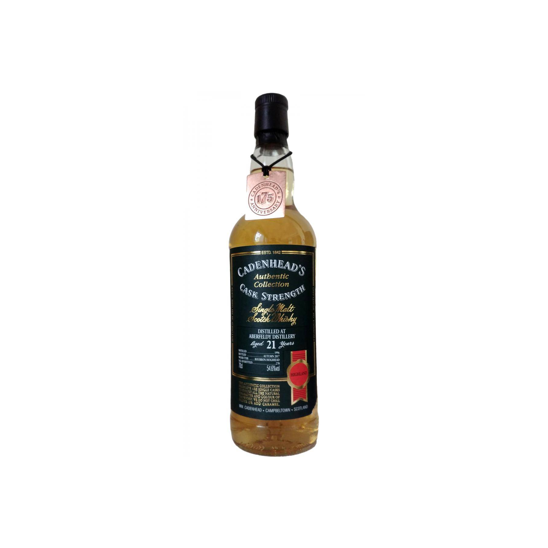 Aberfeldy Authentic Collection 1996 21 Years Single Malt Whisky