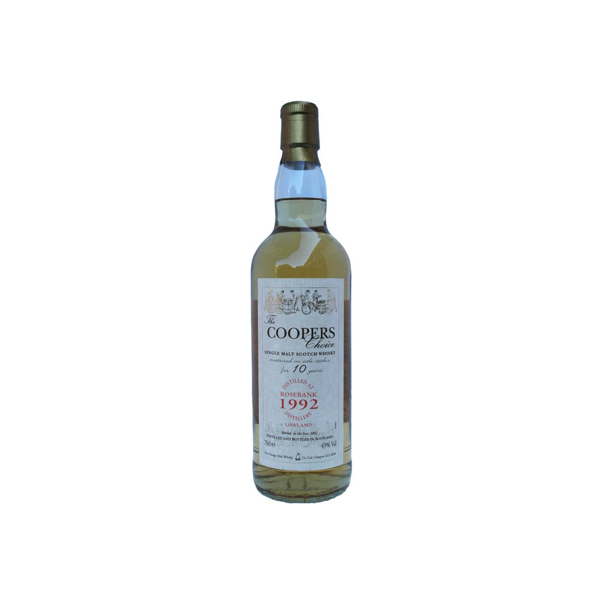 Rosebank The Cooper's Choice 1992 10 Years Single Malt Whisky