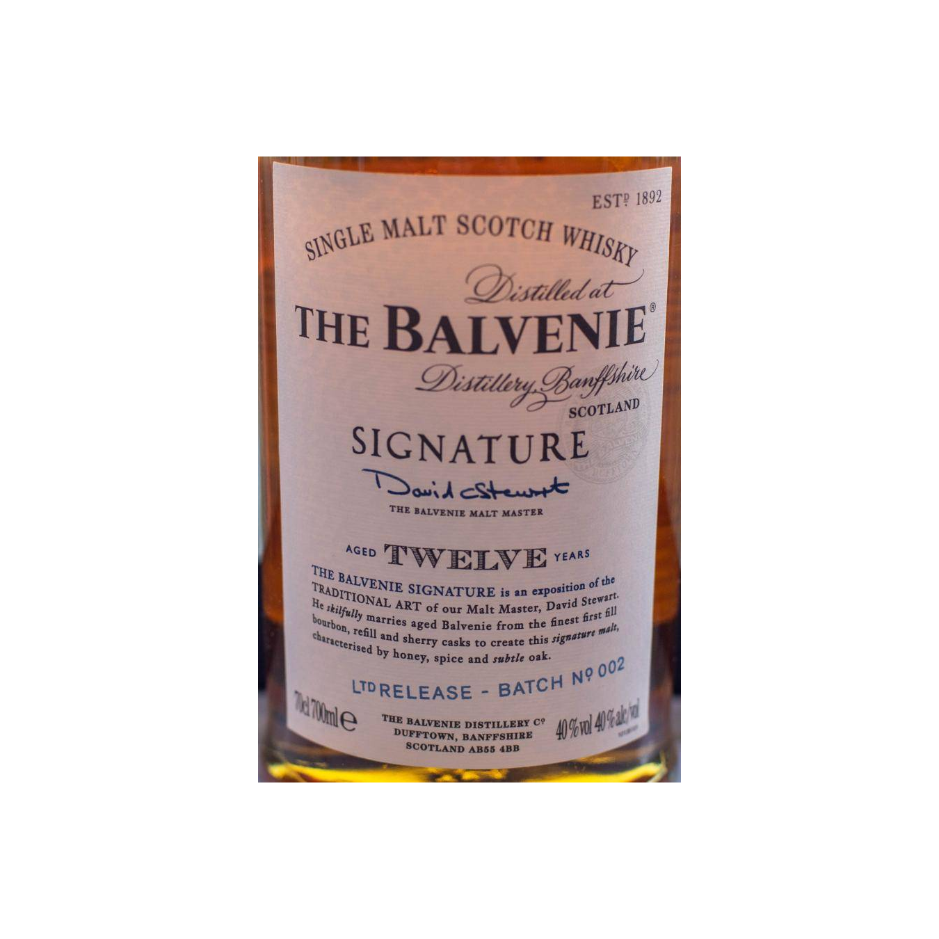 The Balvenie 12 Years Single Malt Whisky 2
