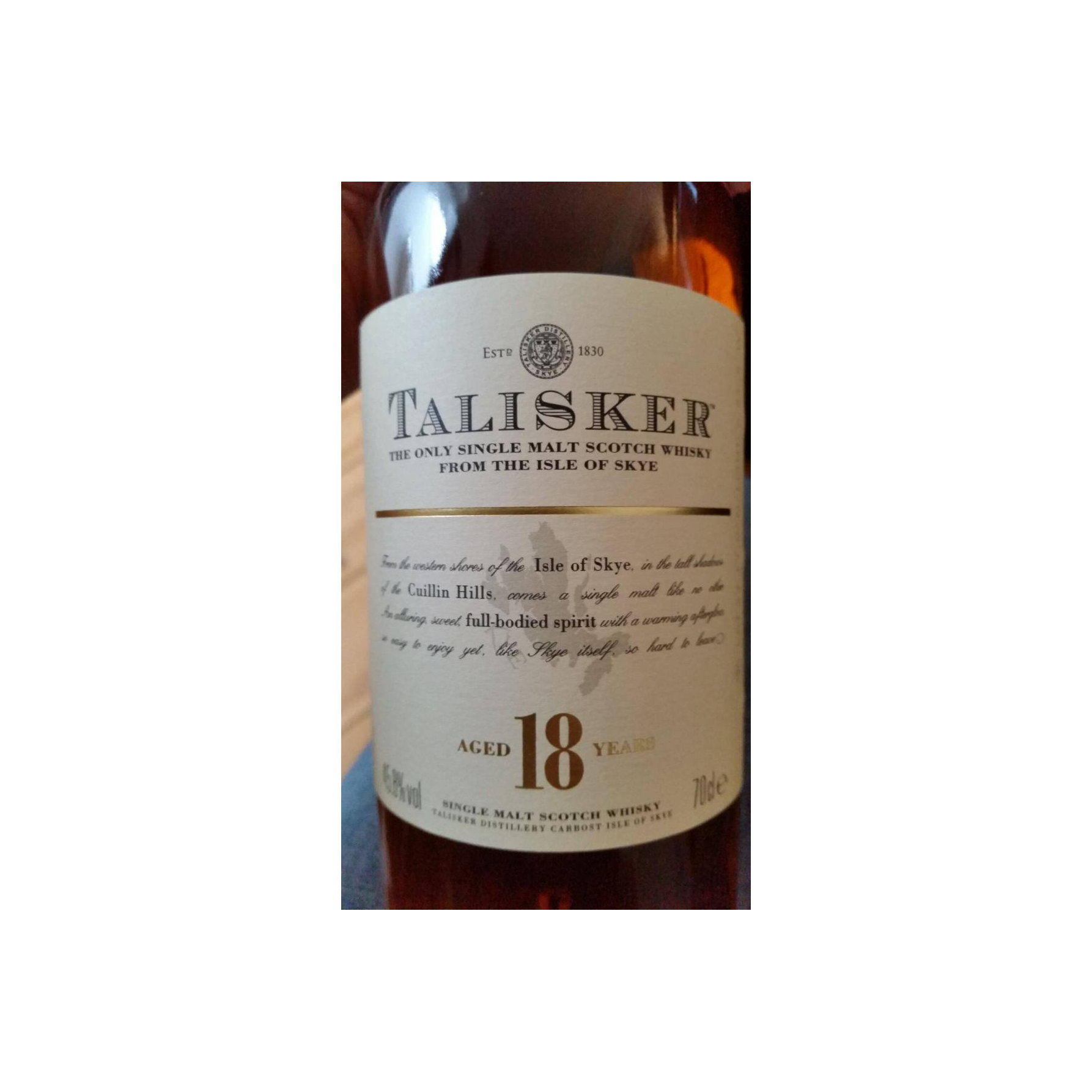 Talisker 18 Years Single Malt Whisky 2