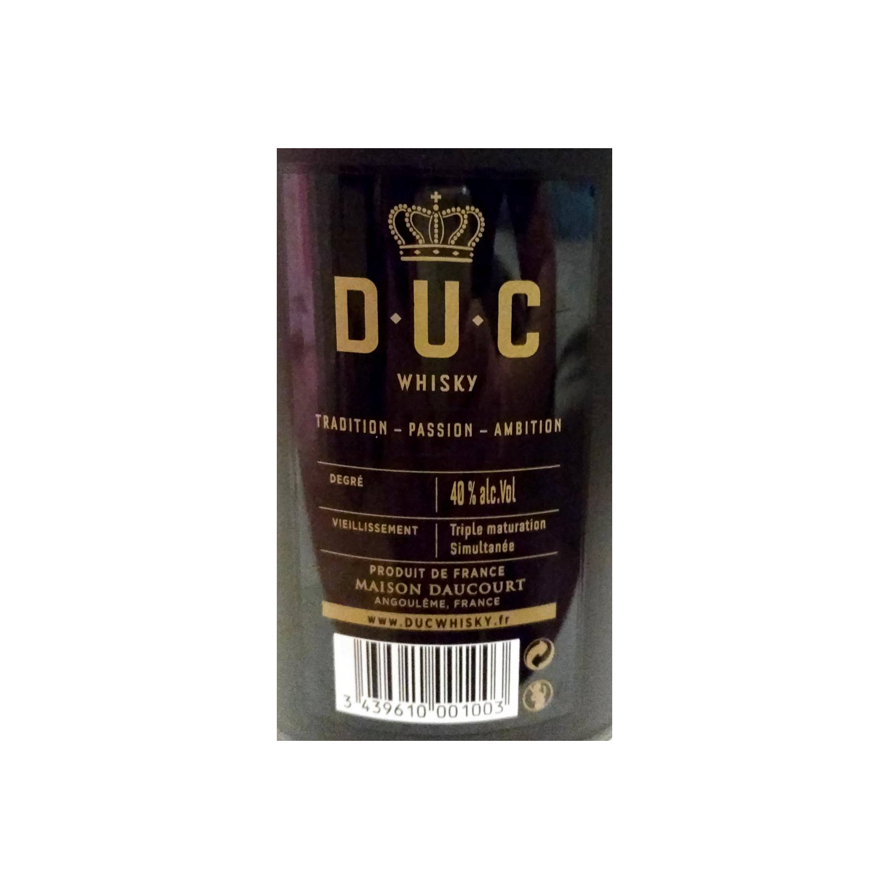 D.U.C Triple Cask Whisky 2