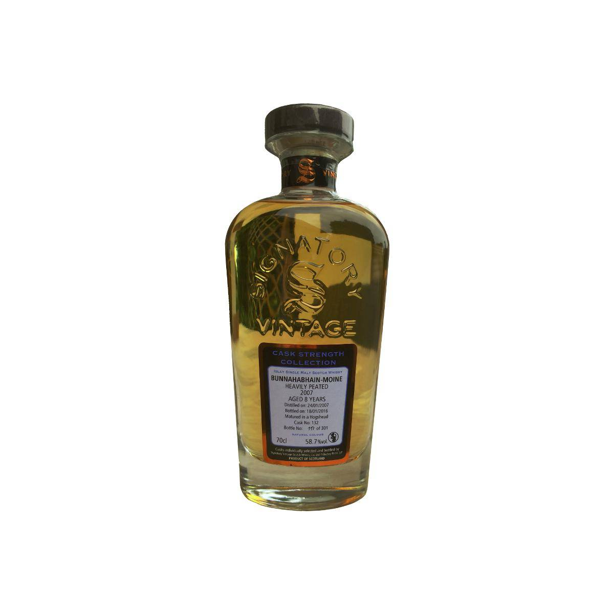 Bunnahabhain Cask Strength Collection 2007 8 Years Single Malt Whisky