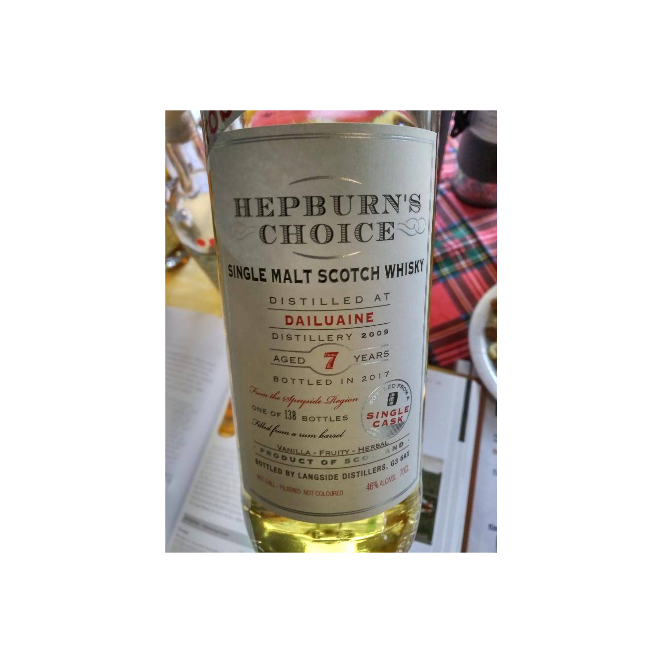 Dailuaine 2009 7 Years Single Malt Whisky