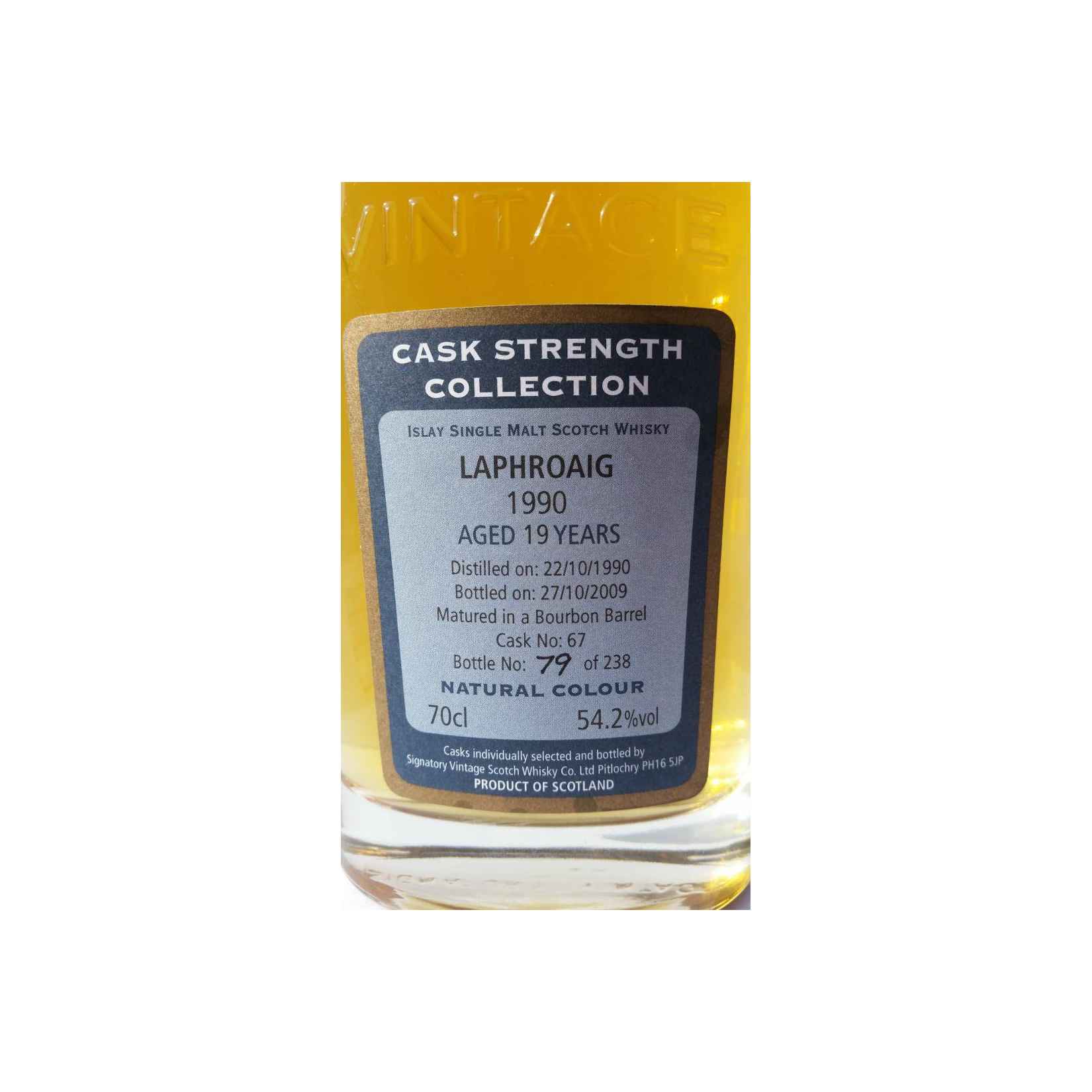 Laphroaig Cask Strength Collection 1990 19 Years Single Malt Whisky 2