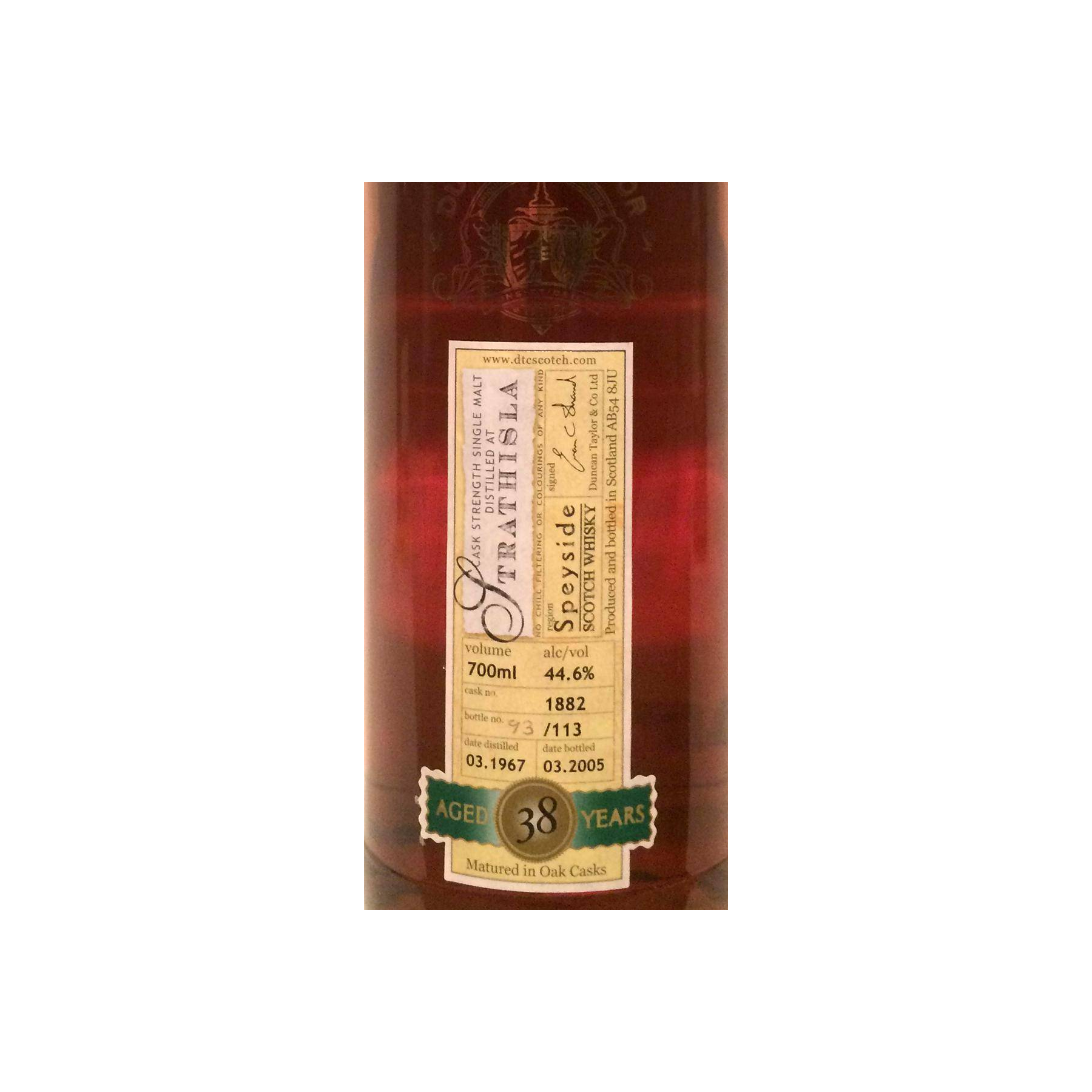Strathisla Rare Auld 1967 38 Years Single Malt Whisky 2