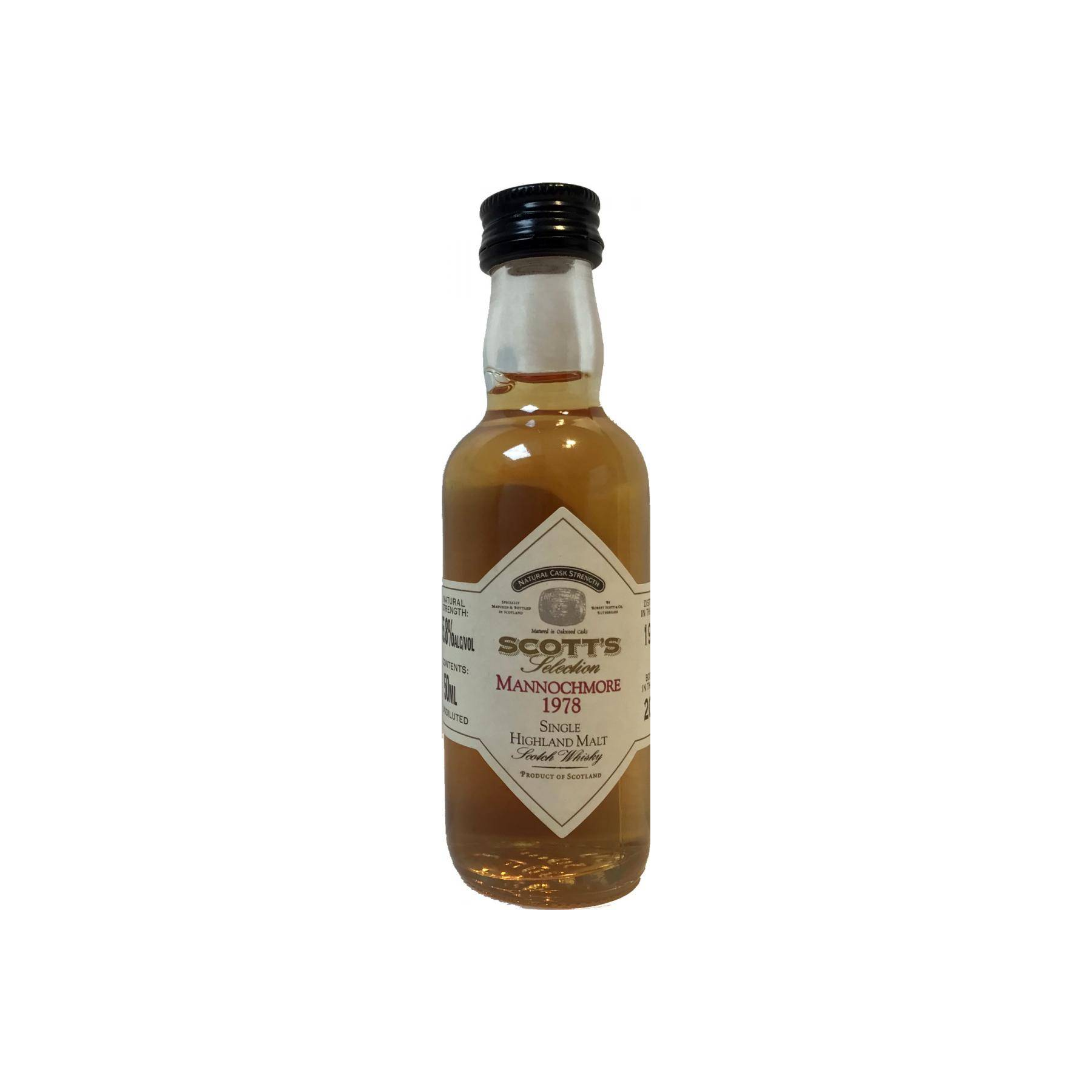 Mannochmore Miniature 1978 22 Years Single Malt Whisky 2