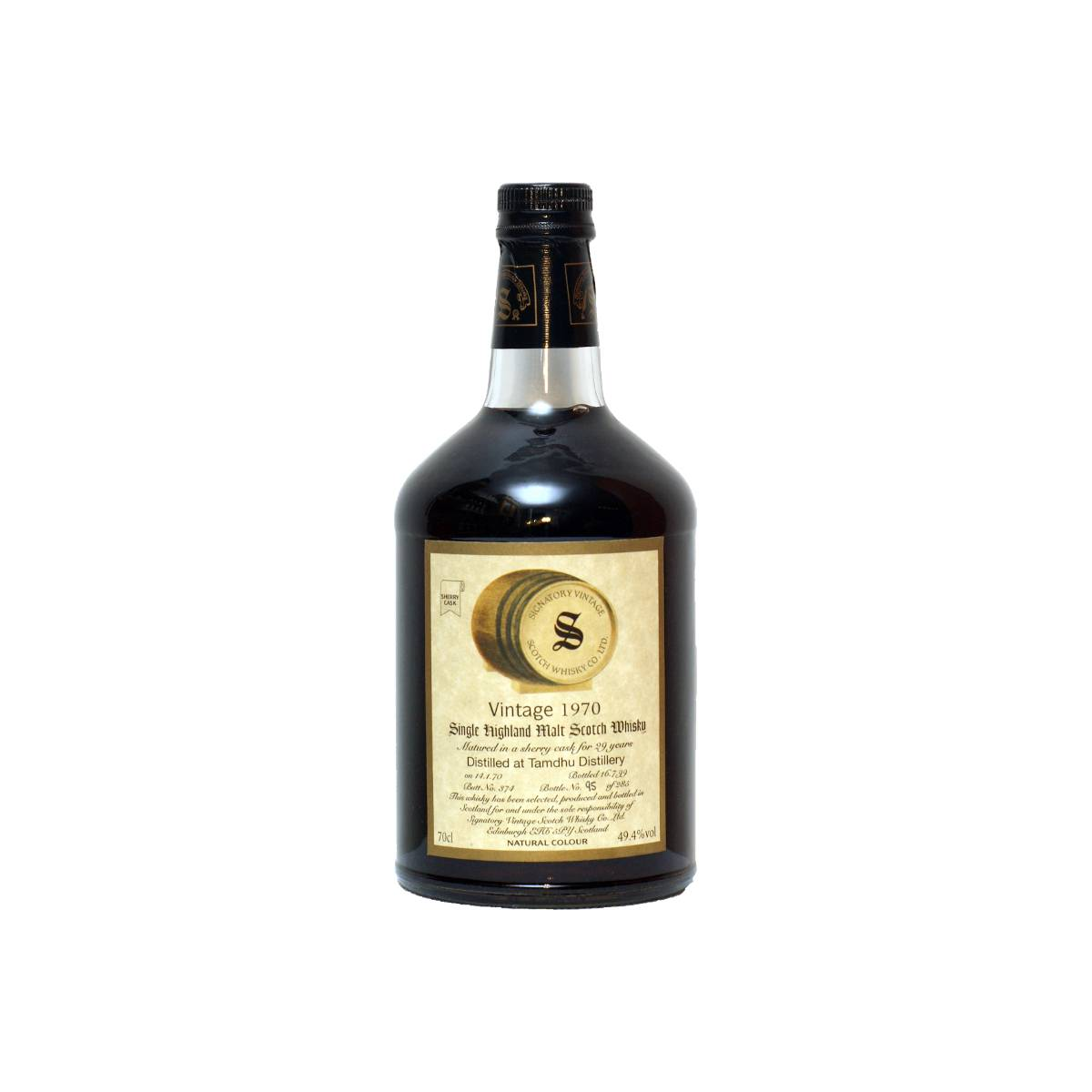 Tamdhu Vintage Collection - Dumpy 1970 29 Years Single Malt Whisky