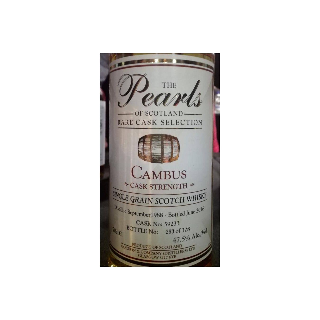 Cambus 1988 27 Years Single Grain Whisky 2