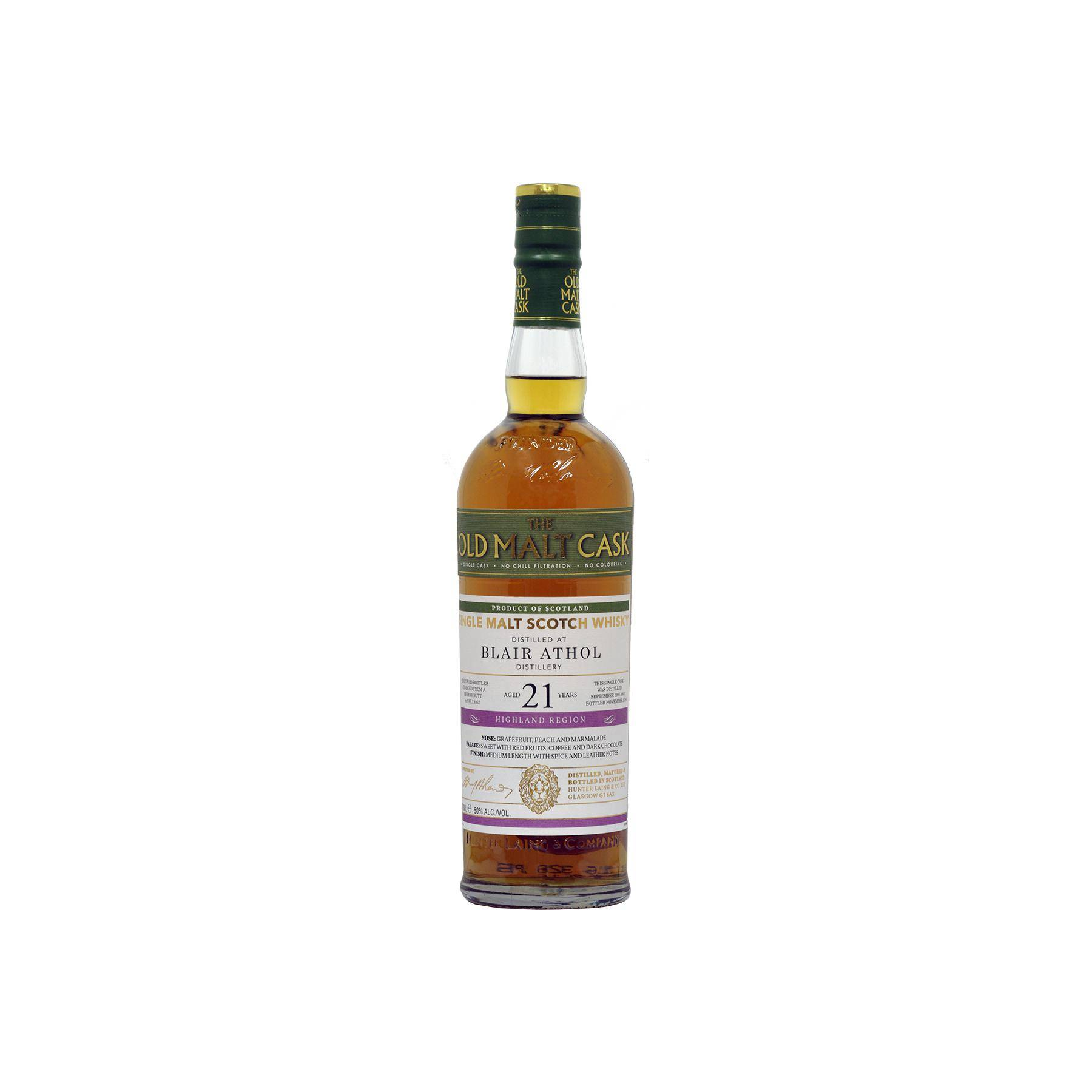 Blair Athol Old Malt Cask 1995 21 Years Single Malt Whisky