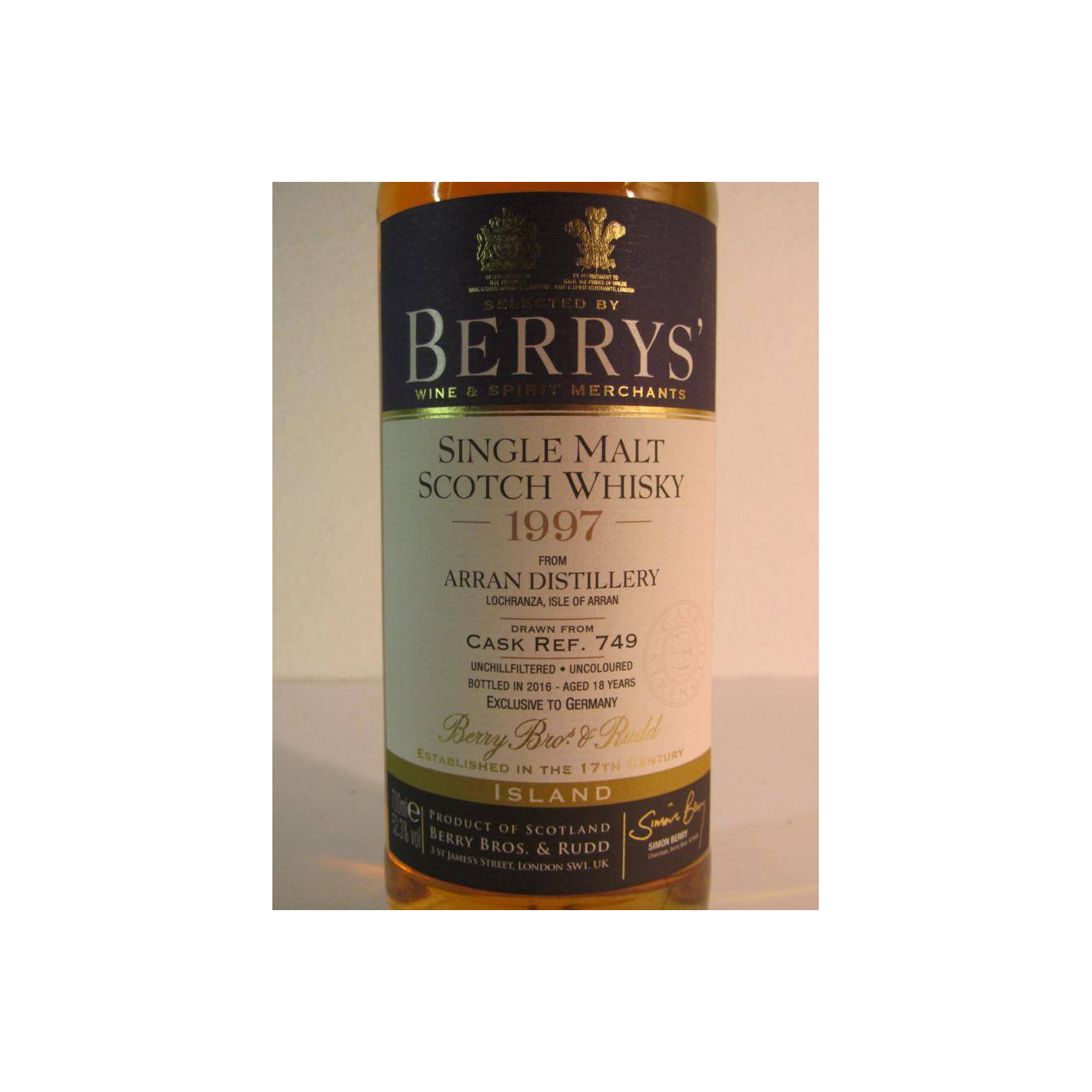 Arran 1997 18 Years Single Malt Whisky 2