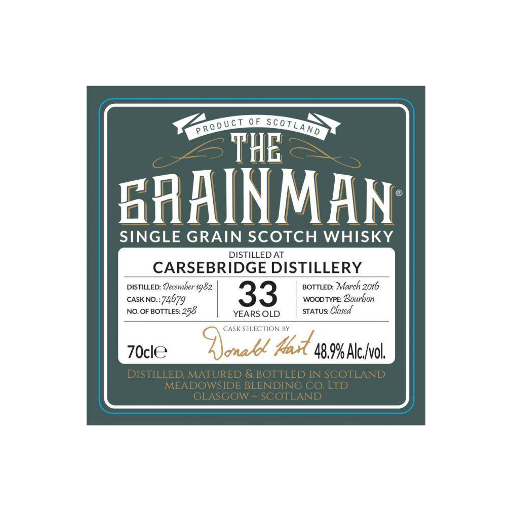 Carsebridge 1982 33 Years Single Grain Whisky 2
