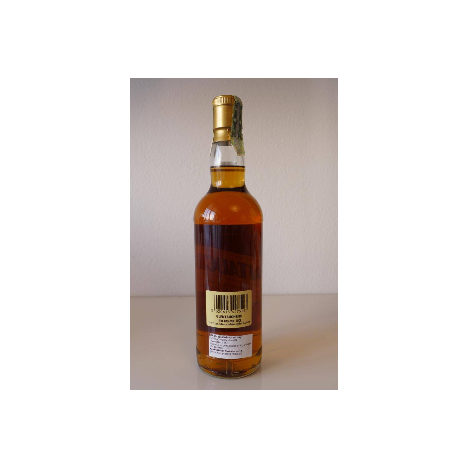 Glentauchers Licensed Bottling 1990 16 Years Single Malt Whisky 2