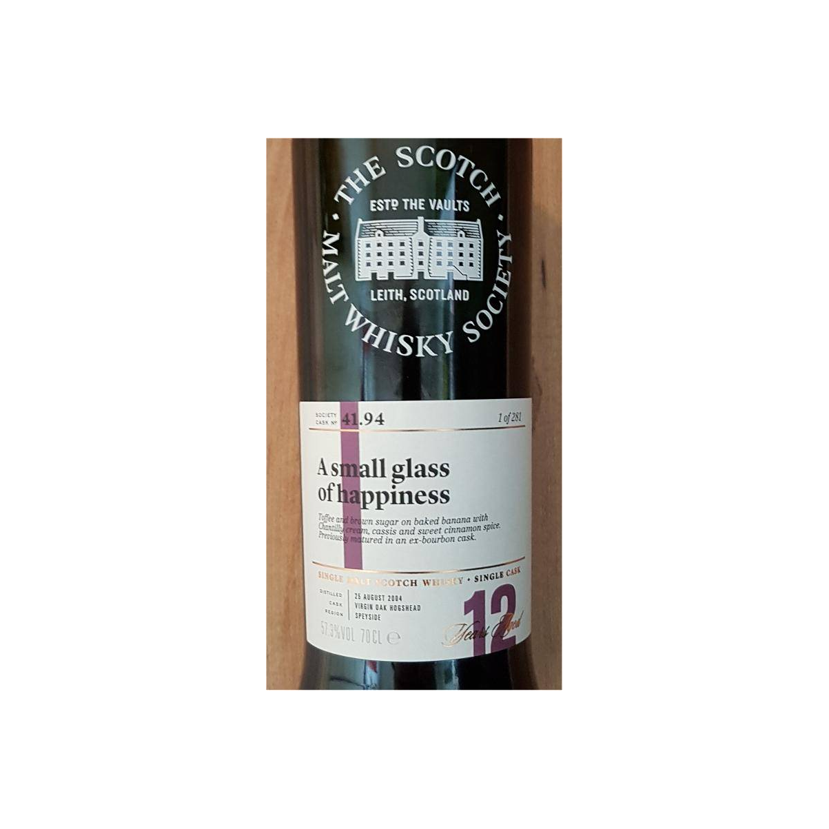 The Scotch Malt Whisky Society 2004 12 Years Single Malt Whisky