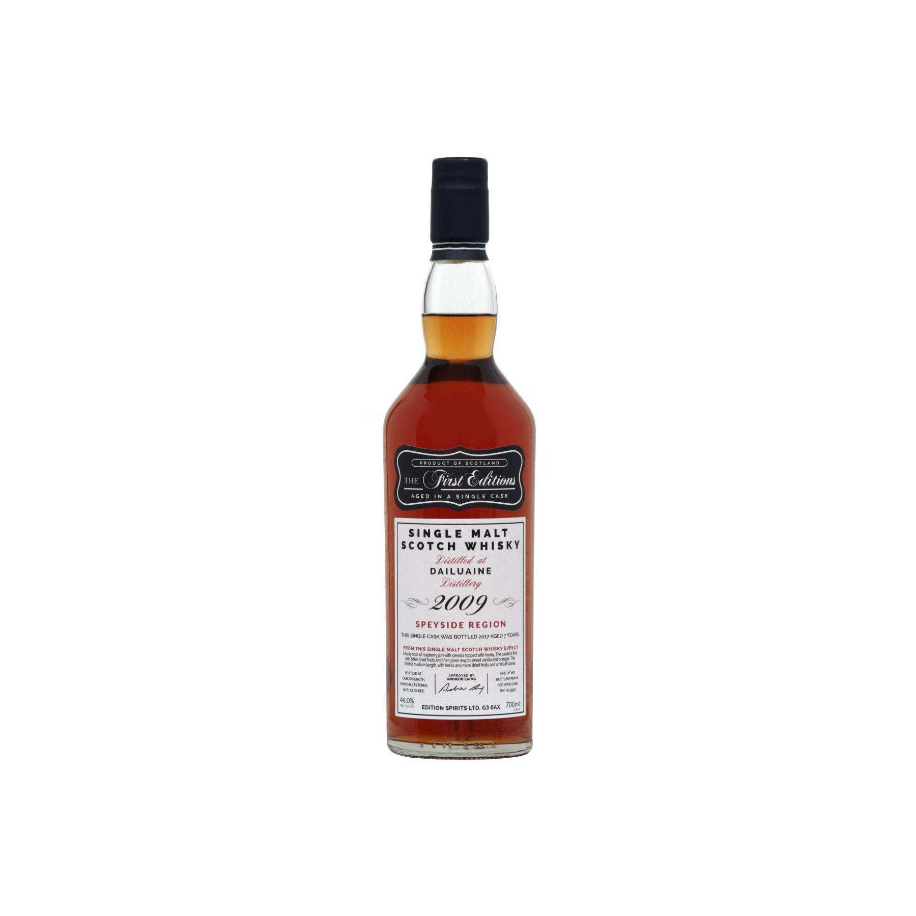 Dailuaine The First Editions 2009 7 Years Single Malt Whisky