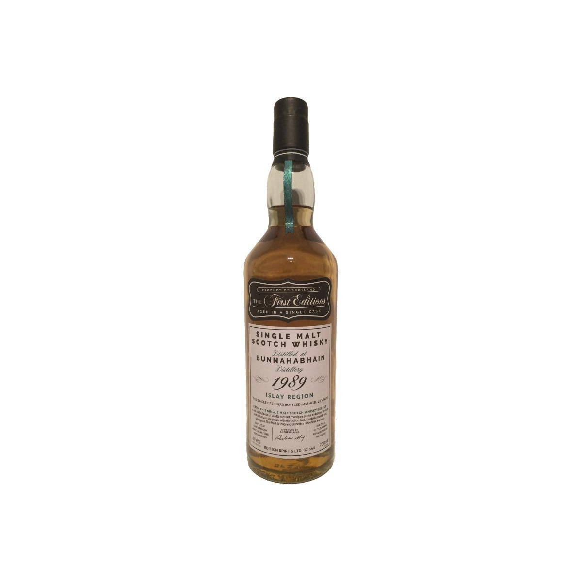 Bunnahabhain The First Editions 1989 26 Years Single Malt Whisky 2