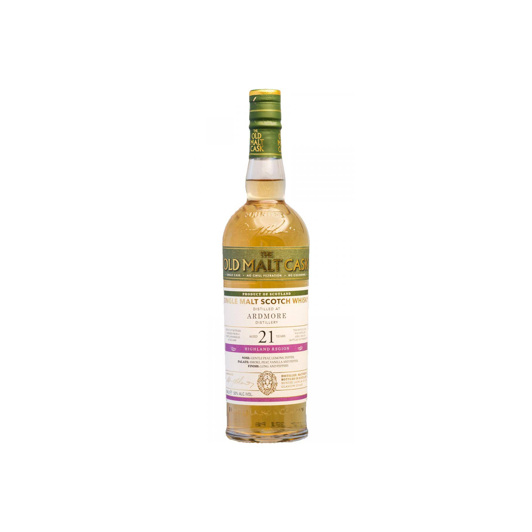 Ardmore Old Malt Cask 1996 21 Years Single Malt Whisky 2