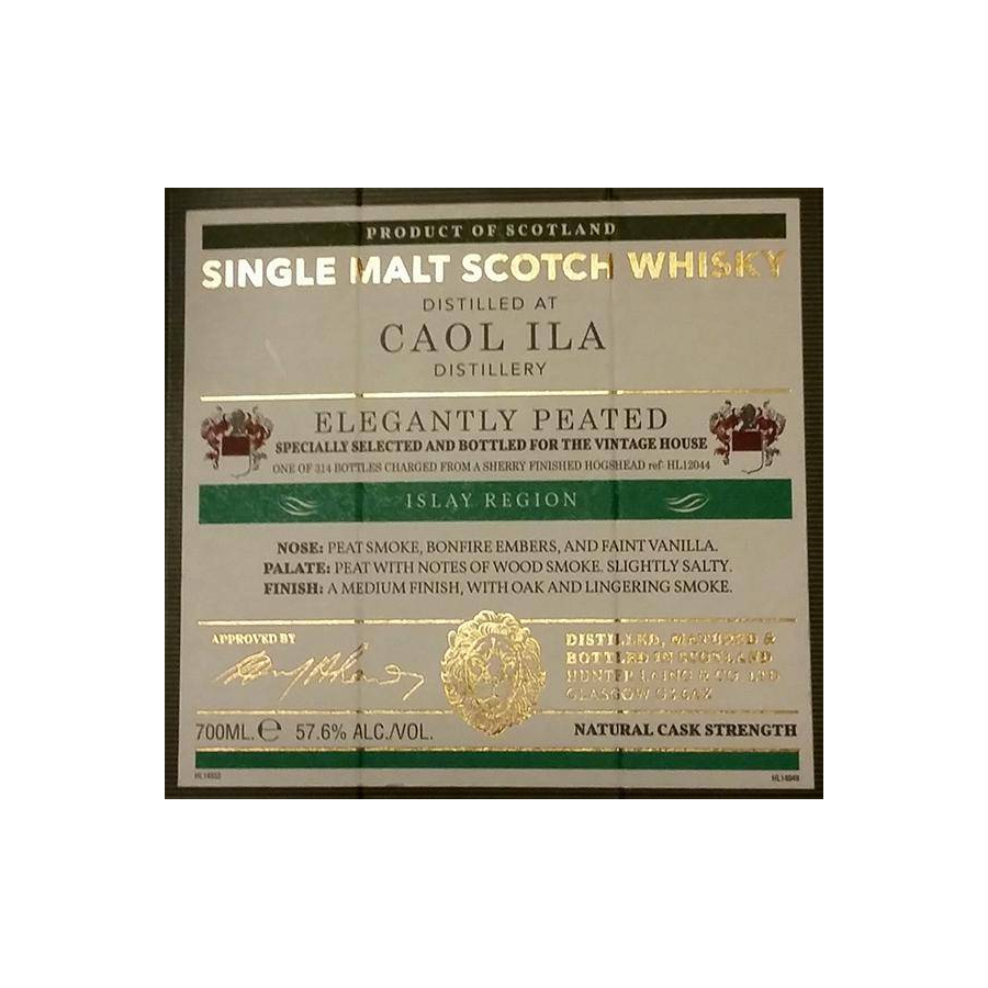 Caol Ila Single Malt Whisky 2