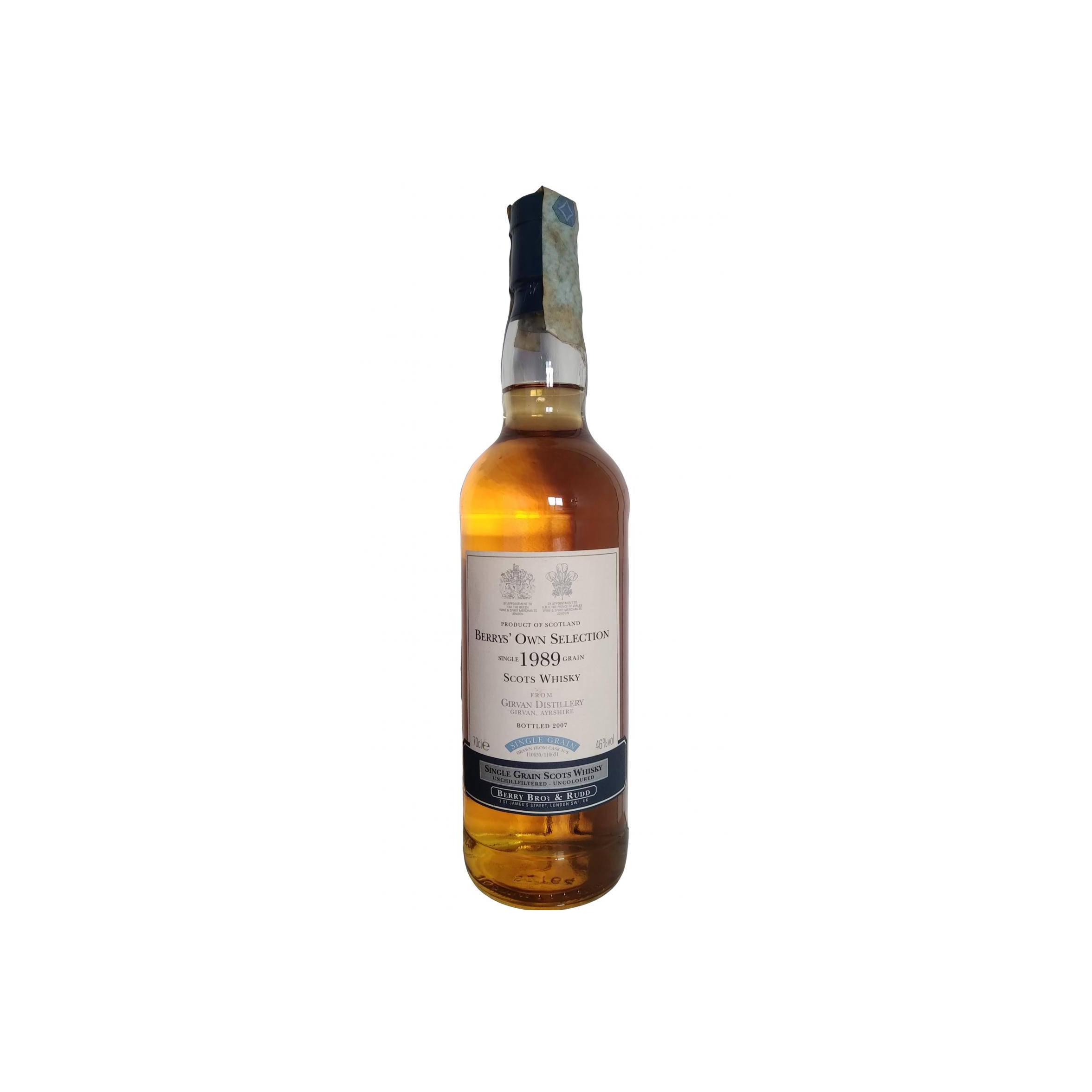 Girvan 1989 18 Years Single Grain Whisky
