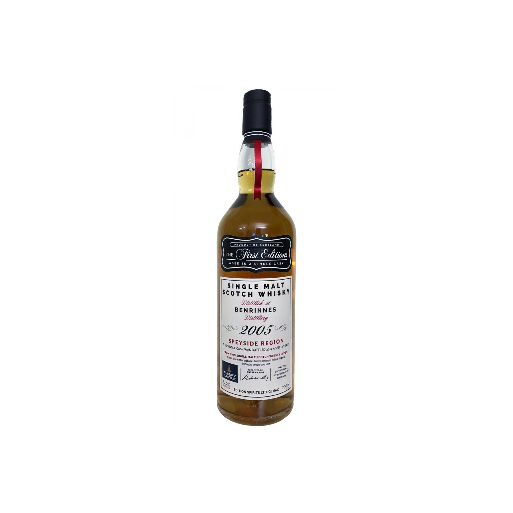 Benrinnes The First Editions 2005 12 Years Single Malt Whisky