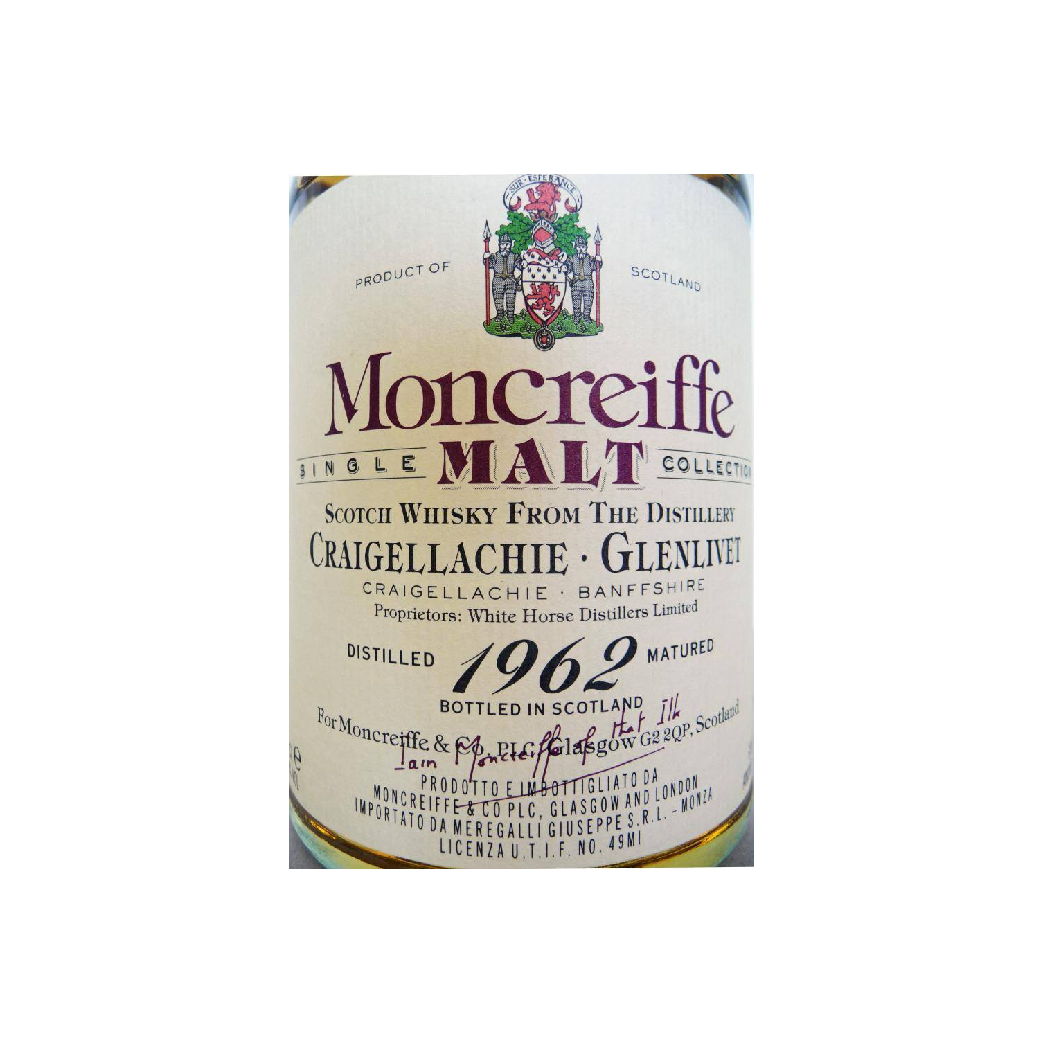 Craigellachie 1962 25 Years Single Malt Whisky 2