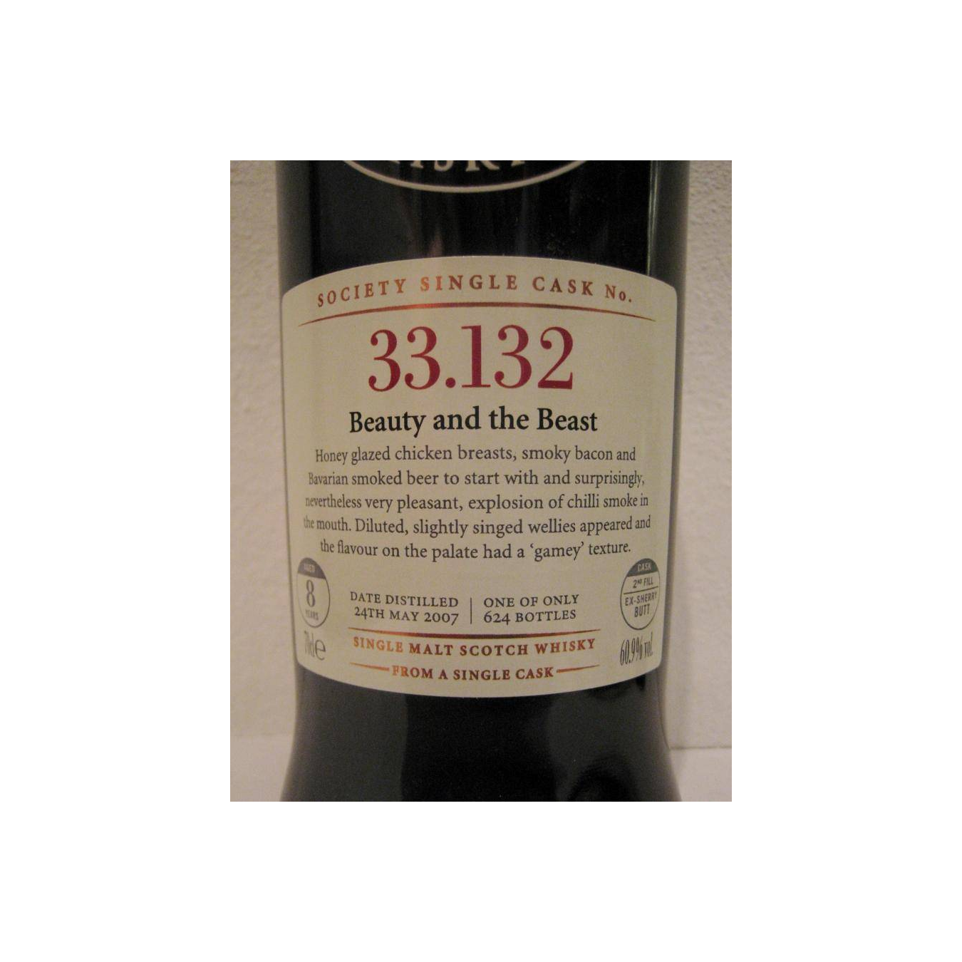 The Scotch Malt Whisky Society 2007 8 Years Single Malt Whisky 2