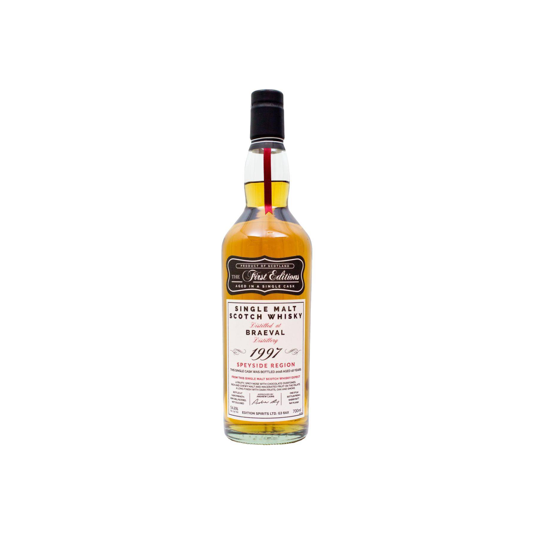 Braeval The First Editions 1997 18 Years Single Malt Whisky