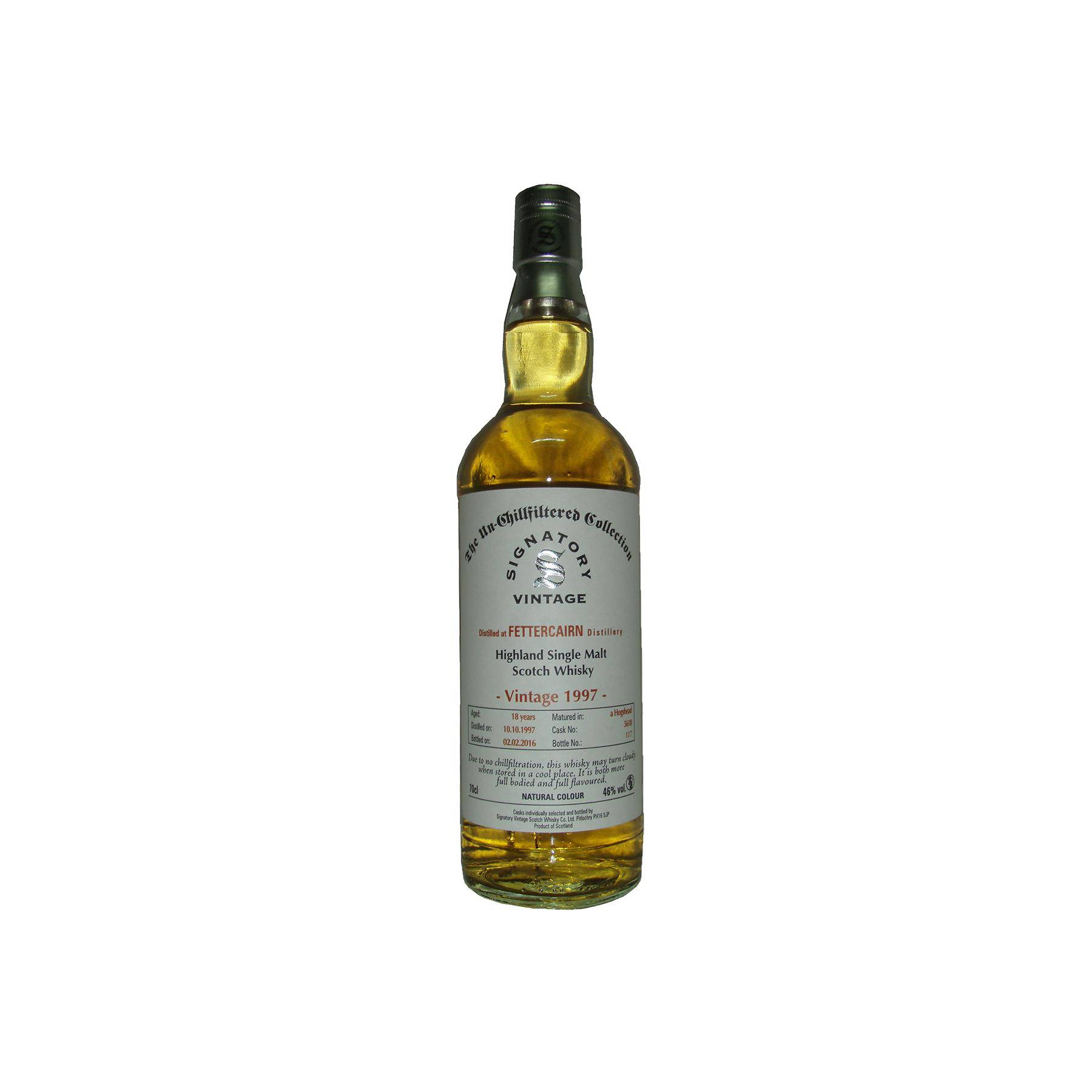 Fettercairn The Un-Chillfiltered Collection 1997 18 Years Single Malt Whisky