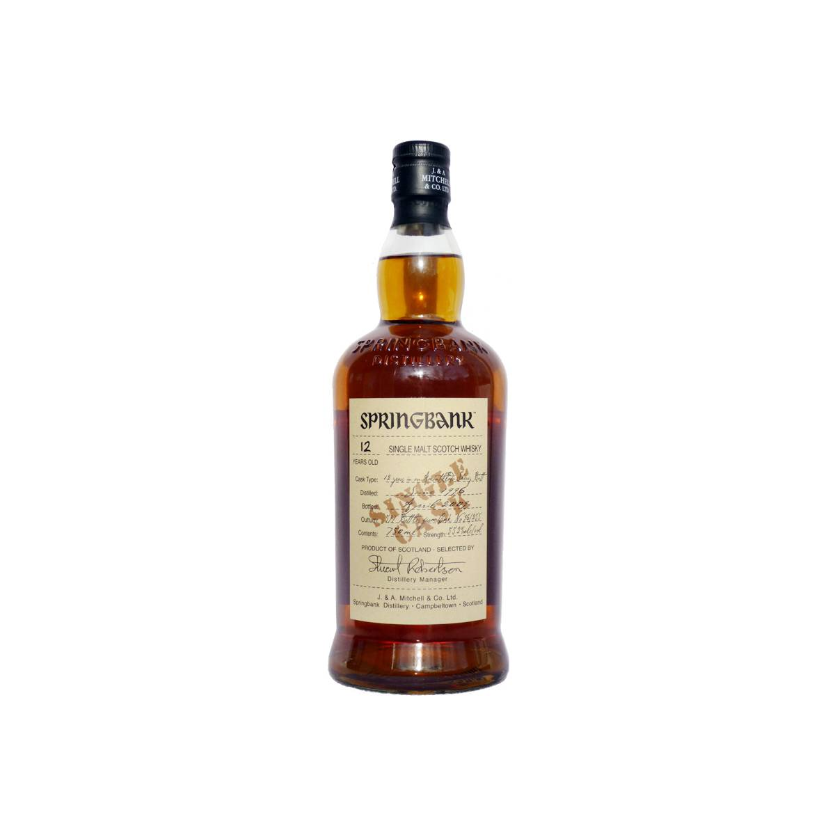 Springbank Single Cask 1996 12 Years Single Malt Whisky