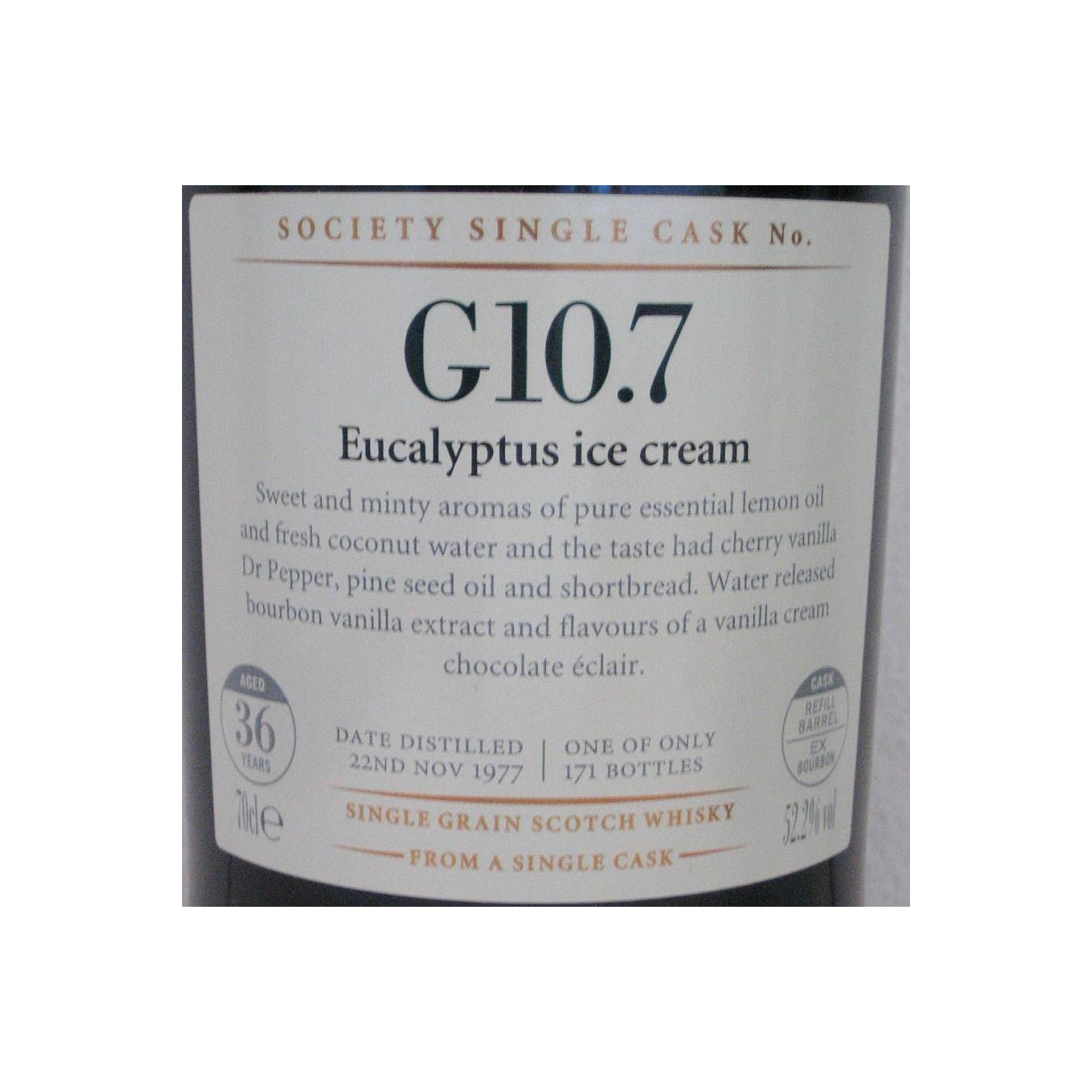The Scotch Malt Whisky Society 1977 36 Years Single Grain Whisky 2