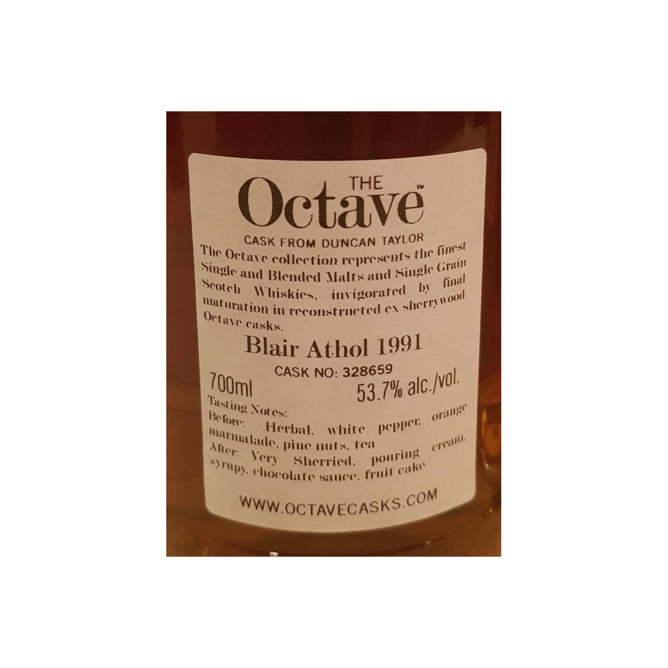 Blair Athol The Octave 1991 25 Years Single Malt Whisky 2