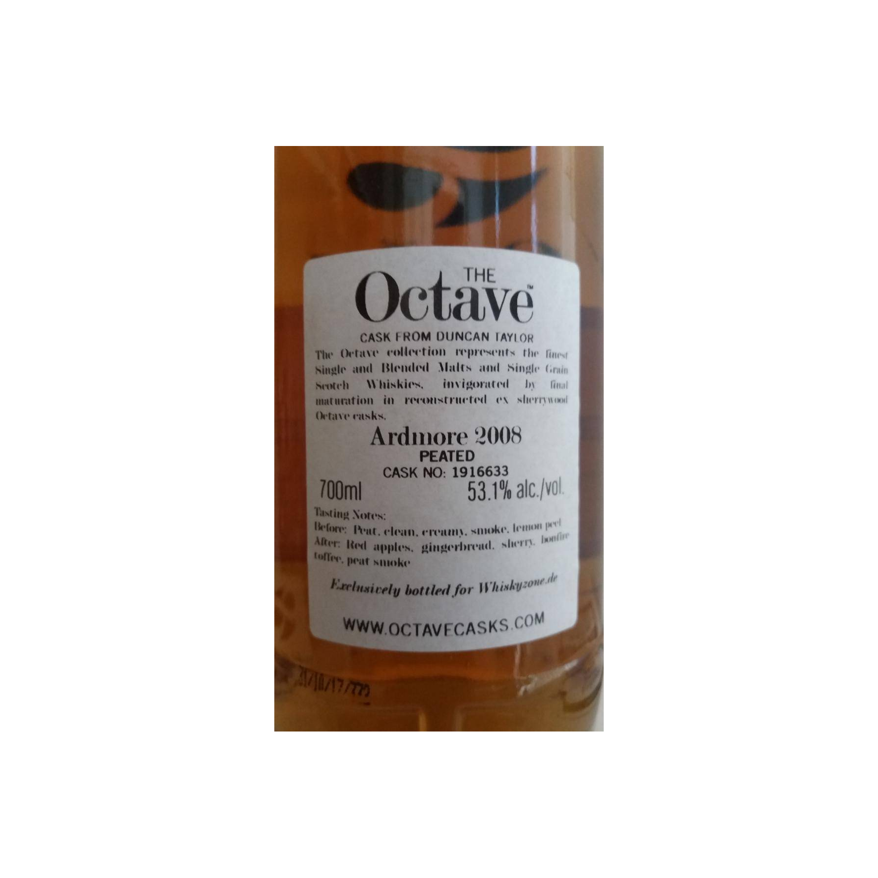 Ardmore The Octave 2008 9 Years Single Malt Whisky