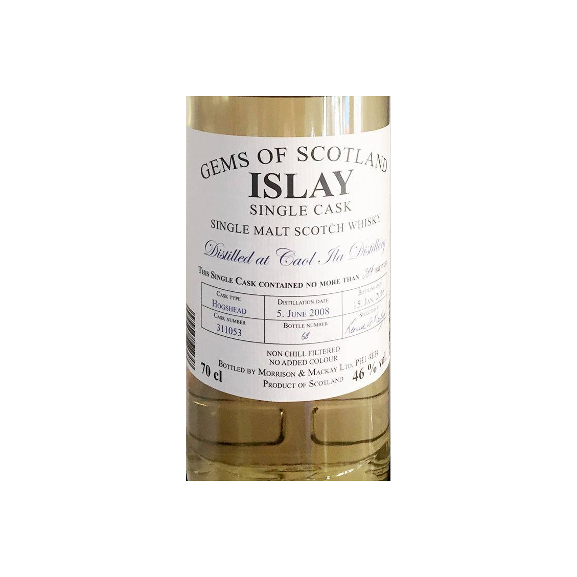 Caol Ila 2008 7 Years Single Malt Whisky