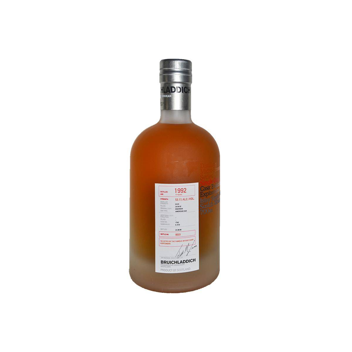 Bruichladdich 1992 17 Years Single Malt Whisky