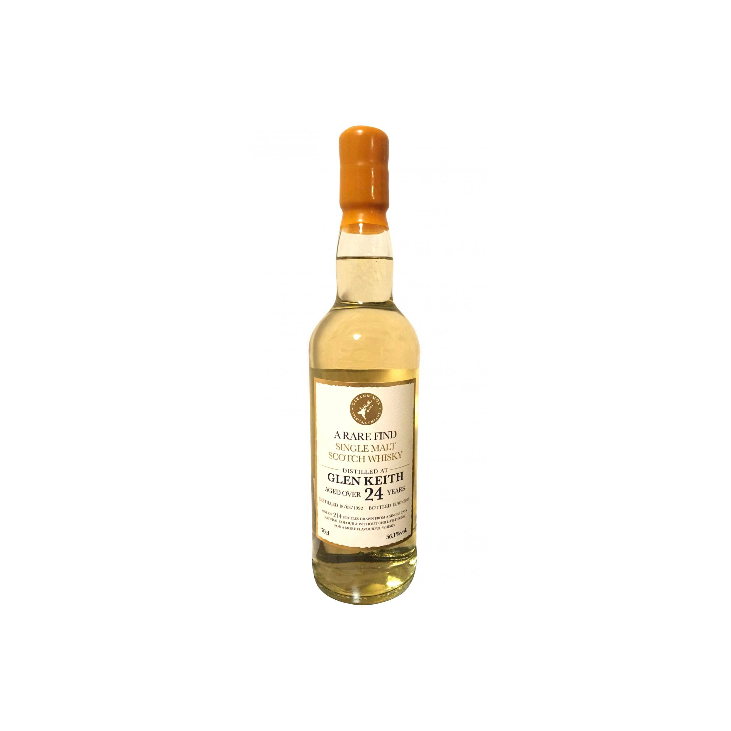 Glen Keith 1992 24 Years Single Malt Whisky