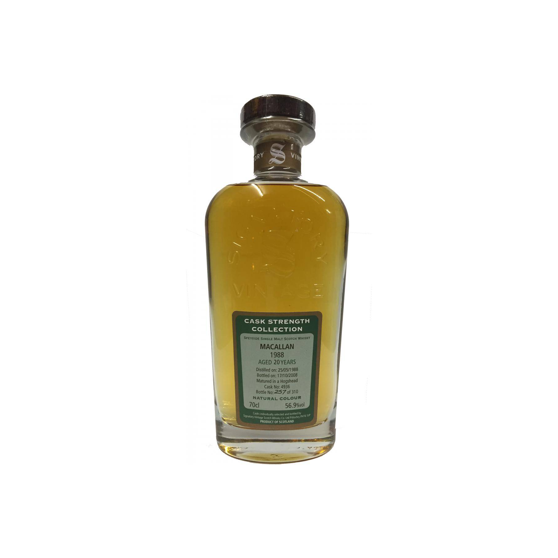 The Macallan Cask Strength Collection 1988 20 Years Single Malt Whisky