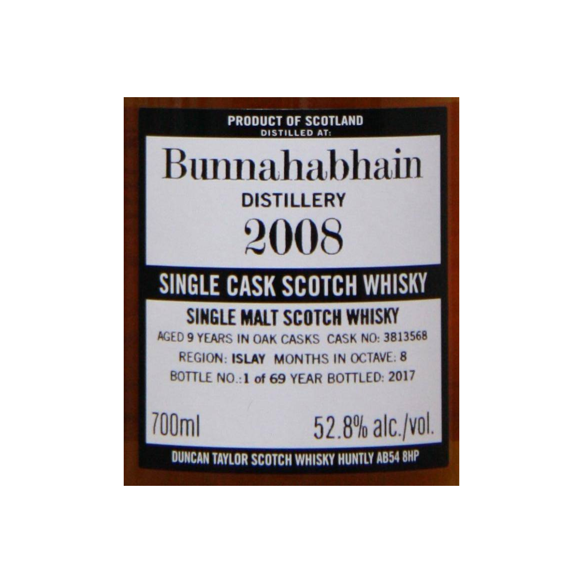 Bunnahabhain The Octave 2008 9 Years Single Malt Whisky 2