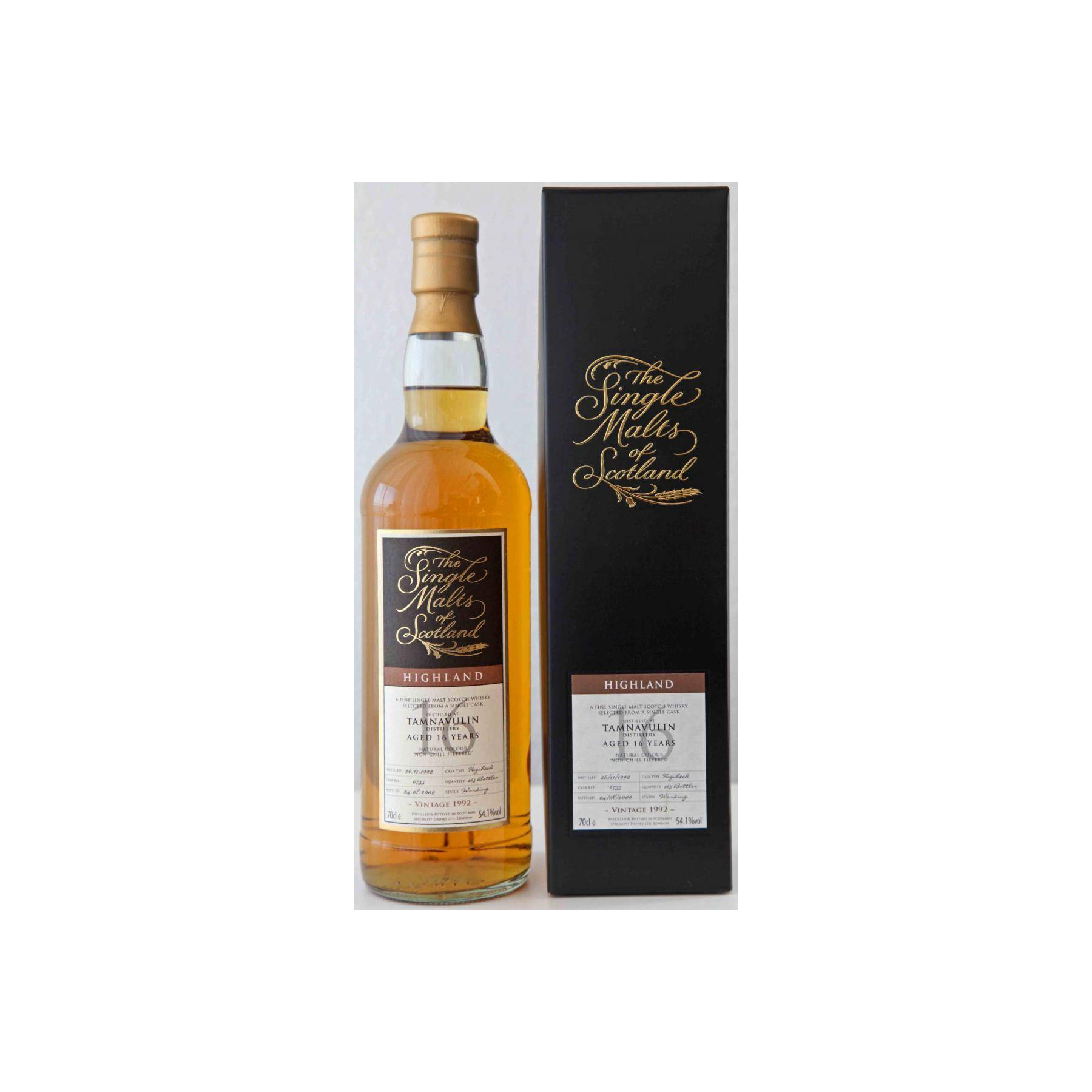 Tamnavulin The Single Malts of Scotland 1992 16 Years Single Malt Whisky 3