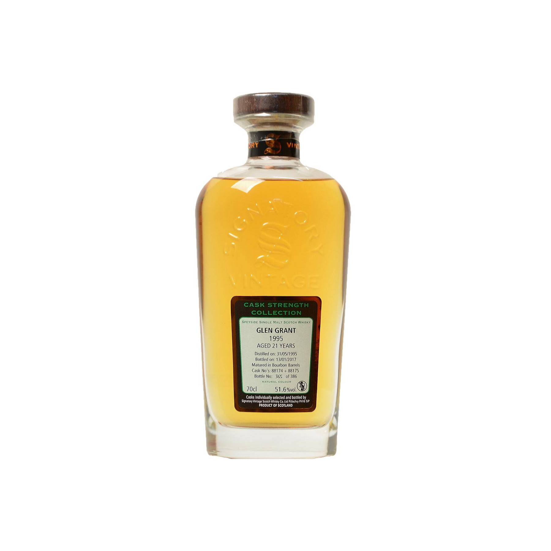 Glen Grant Cask Strength Collection 1995 21 Years Single Malt Whisky