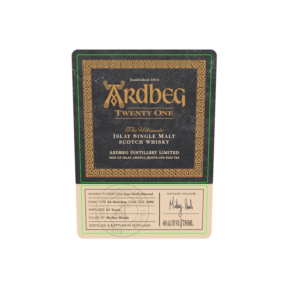 Ardbeg 21 Years Single Malt Whisky 2